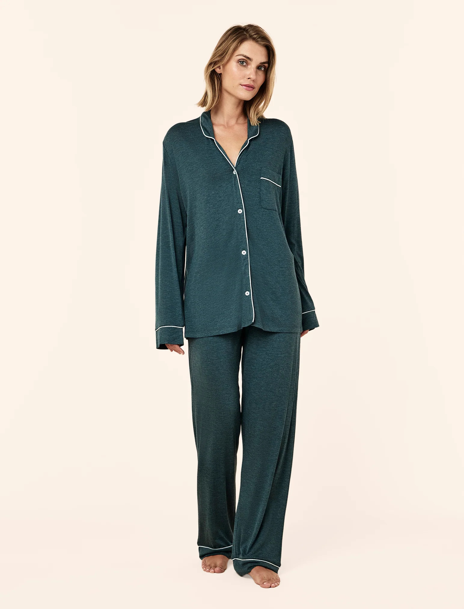 Kate Modal Soft Full Length PJ Set | Papinelle Sleepwear AU