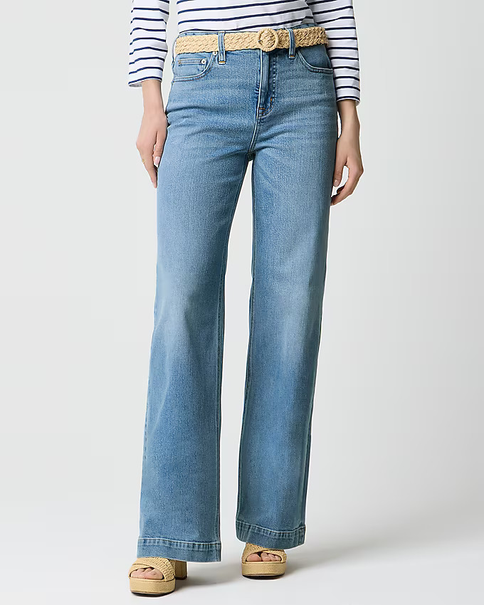 Classic wide-leg jean in all-day stretch | J.Crew Factory