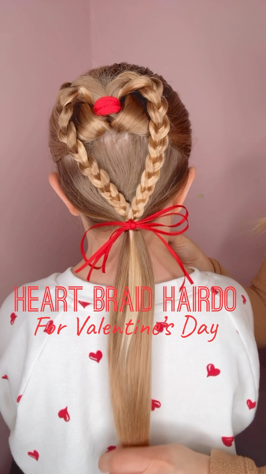 HEART BRAID HAIRDO ❤️ This is my favorite hairstyle for Valentine’s Day! It’s an easy one. It comes out looking so cute! Make sure you save this one and follow us for a daily hairstyles!

#LTKValentine