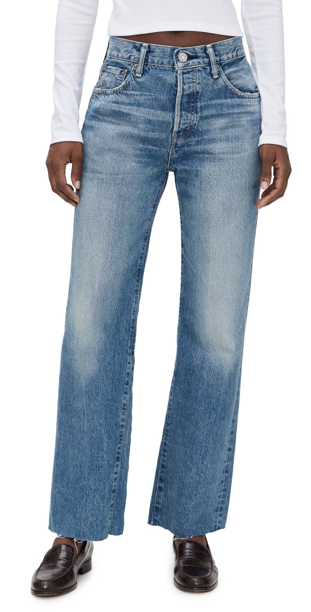 MOUSSY VINTAGE Atlantis Remake Flare Jeans Blue 24 | Shopbop