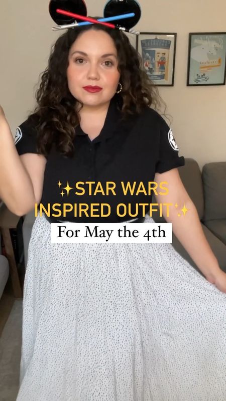 Happy May the 4th for all who celebrate ✨

I’m going to be honest I am SO new to the Star Wars Fandom. I have always been surrounded by it but never really got into it, I’m more of a superhero girl what can I say. But @obiwankenobi really got me so I’ve been trying to learn about it as much as I can!

Anyway here is an outfit to celebrate Star Wars ✨

Outfit Details: 
Top: @heruniverse 
Skirt: @target 
Ears: @shopdisney 


Are you a Star Wars Fan? ✨



Star Wars Day, May the 4th be with you, Disney outfits, Disney bounding, Disney outfit of the day, OOTD, midsize Disney outfits, Disney midsize, midsize fashion, Disney creator, Disney influencer, fashion inspo, size 14. Size 16



#LTKcurves #LTKunder100 #LTKstyletip