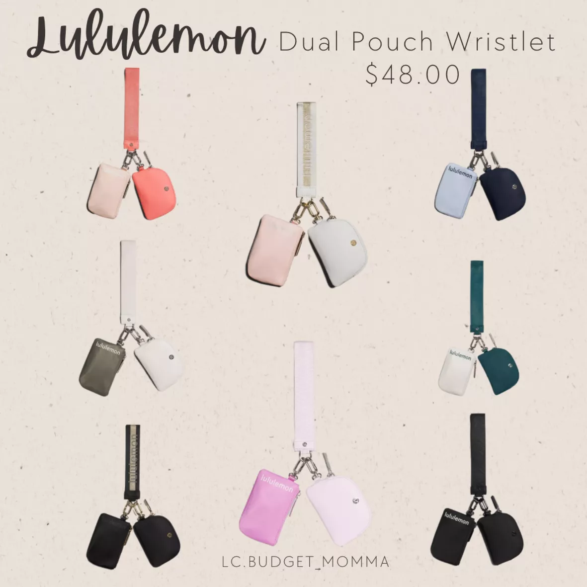 Dual Pouch Wristlet