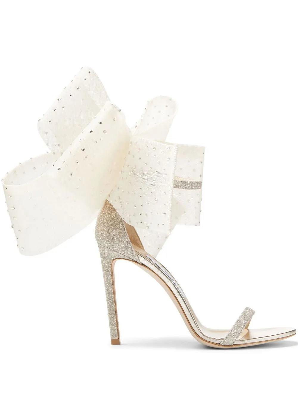 Aveline 100mm bow-embellished sandals | Farfetch Global