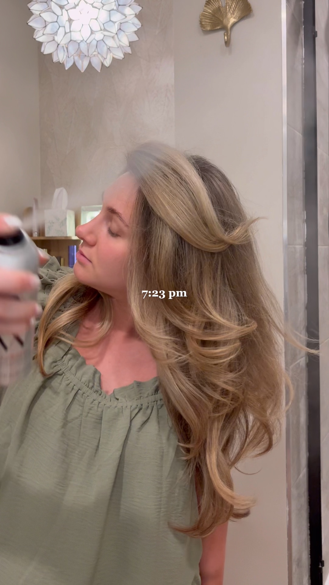 ngl third trimester is kind of kicking my butt 🥲 #hairroutine #hairwashday #skincare #pregnancy #thirdtrimester 