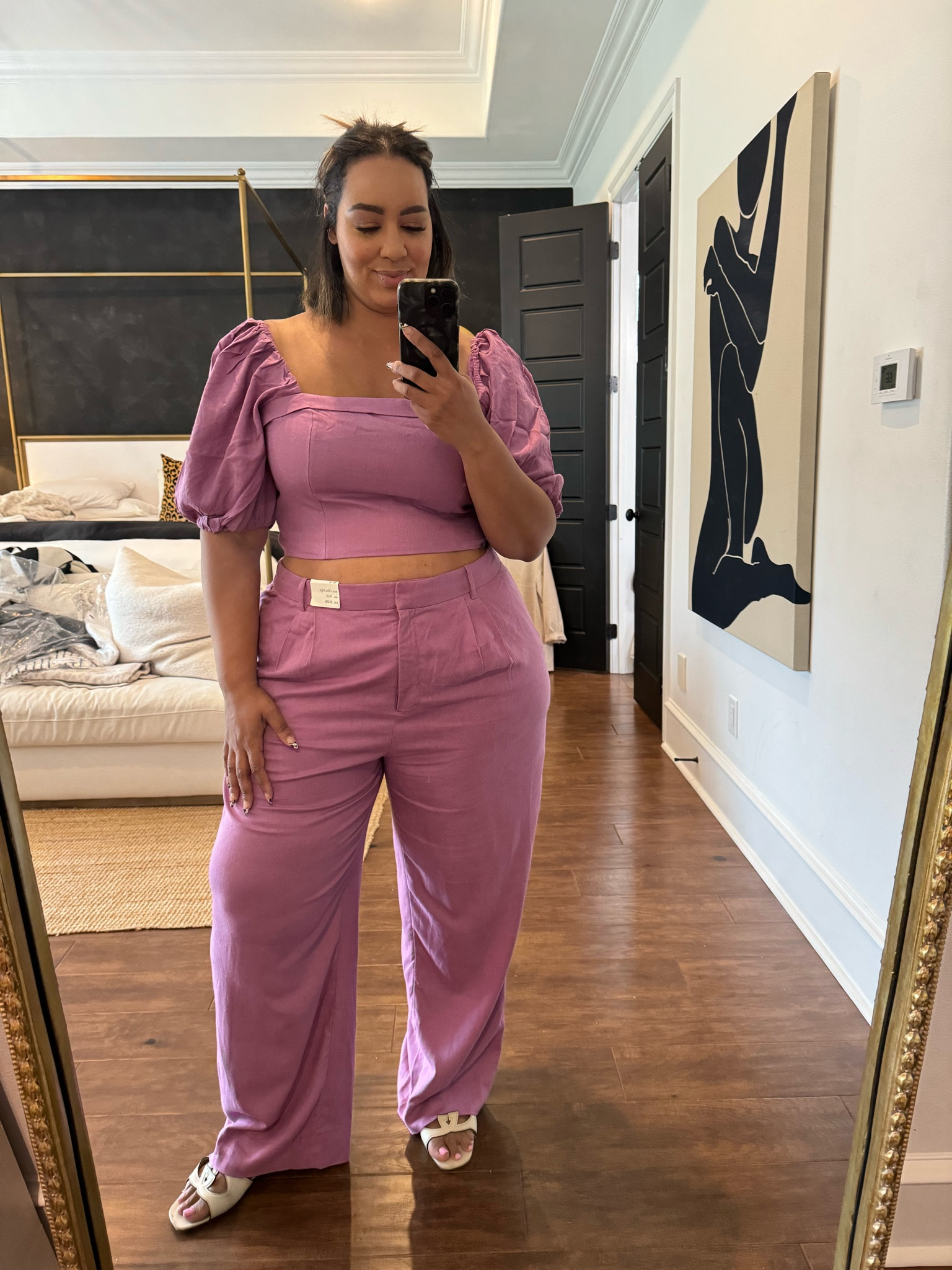 Love this set from Abercrombie! The color is stunning! The pants run large so size down and I’m wearing a xl in the top #abercrombie 

#LTKMidsize #LTKFindsUnder100 #LTKPlusSize