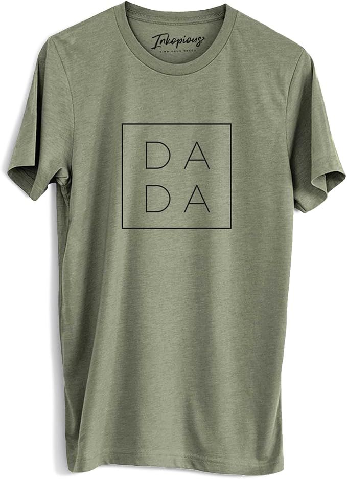 Inkopious DADA T-Shirt - First Time Father's Day Present - | Amazon (US)