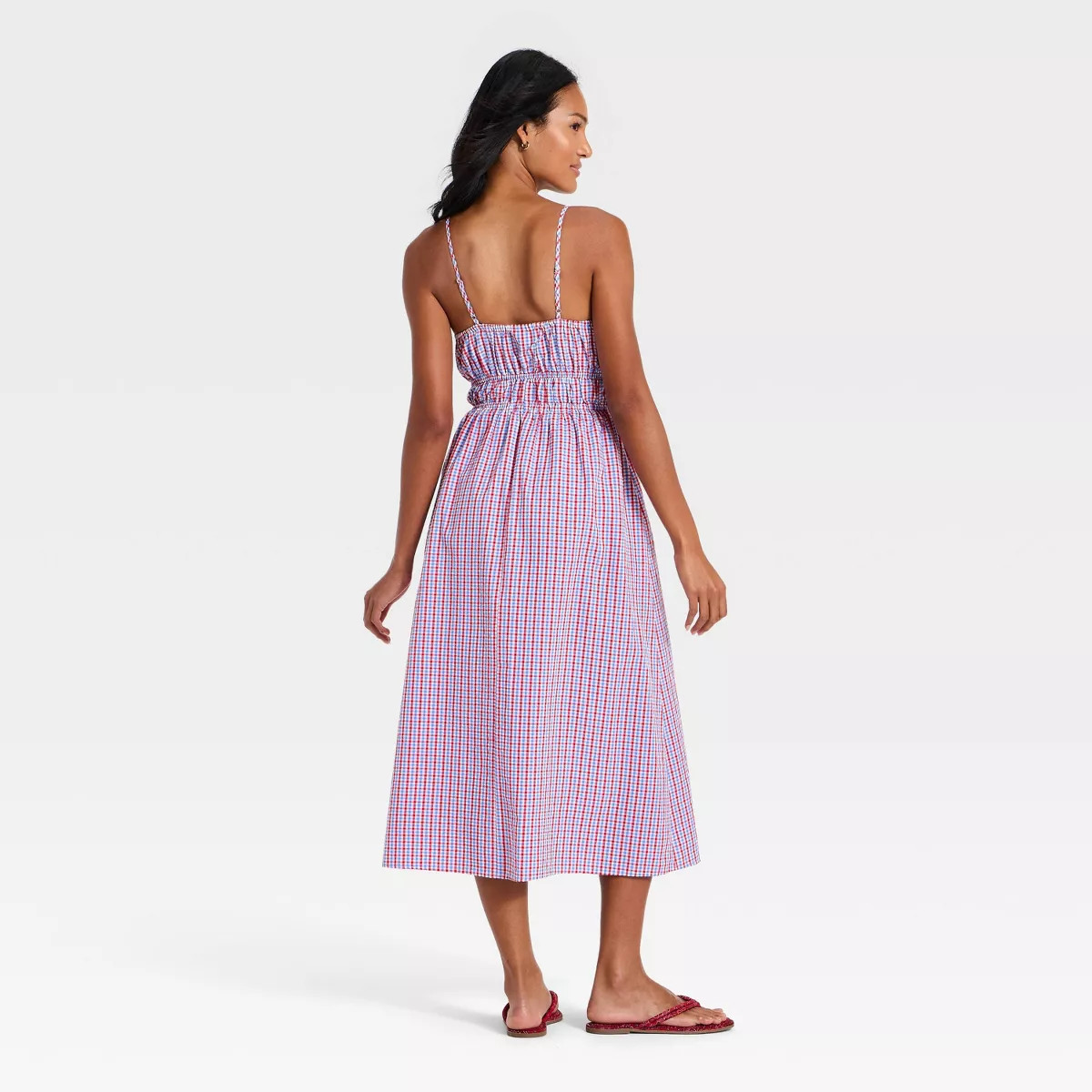 Women's Maxi Sundress - Universal Thread™ Multicolor Gingham M | Target