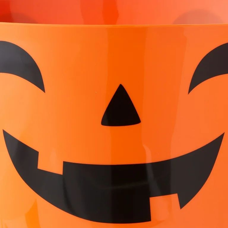 Halloween Large Orange Jack-o'-Lantern Plastic Serving Bowl, by Way To Celebrate | Walmart (US)