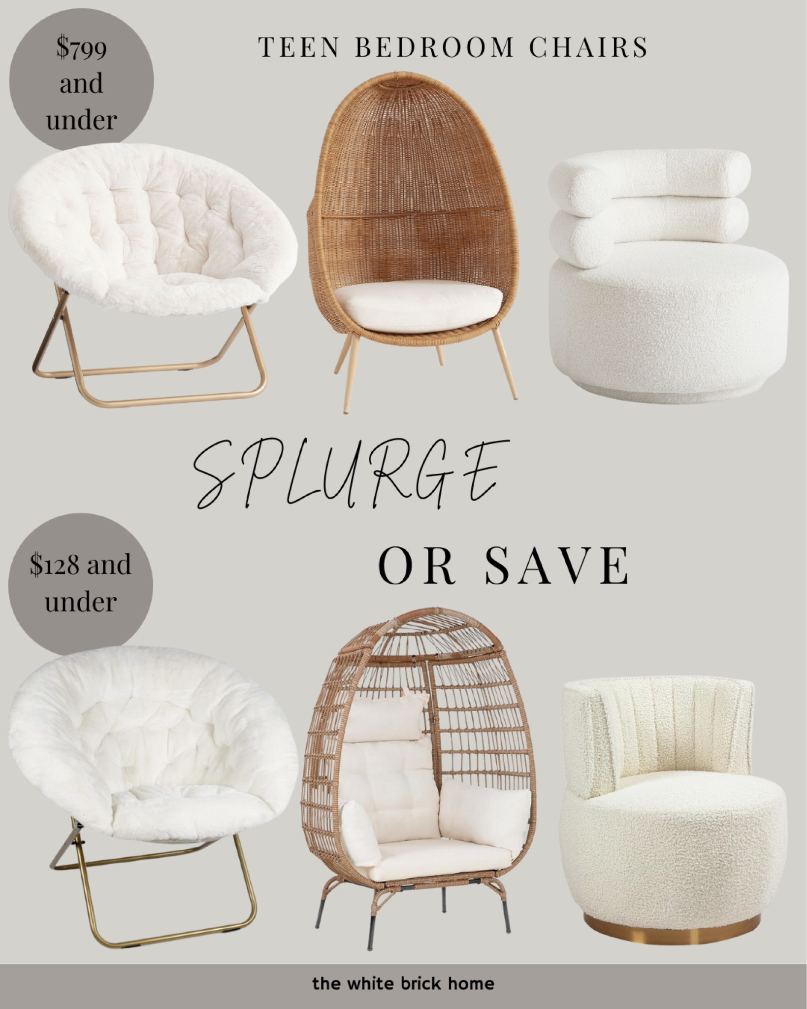 A few lower cost options for the popular selection that pottery barn teen carries! Perfect gift idea or a way to make a teen girls bedroom feel like a fun hang out space 🌸

Girls room, girls bedroom, teen girls bedroom, teen girl bedroom chair, egg chair, swivel chair, bean bag, girls bedroom chair, woven egg chair, bedroom furniture, girls bedroom furniture, teen bedroom chair, girls room decor, girls room design. 

#LTKHome #LTKStyleTip #LTKKids