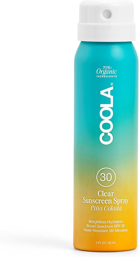COOLA Organic Sunscreen SPF 30 Sunblock Spray, Dermatologist Tested Skin Care for Daily Protectio... | Amazon (US)