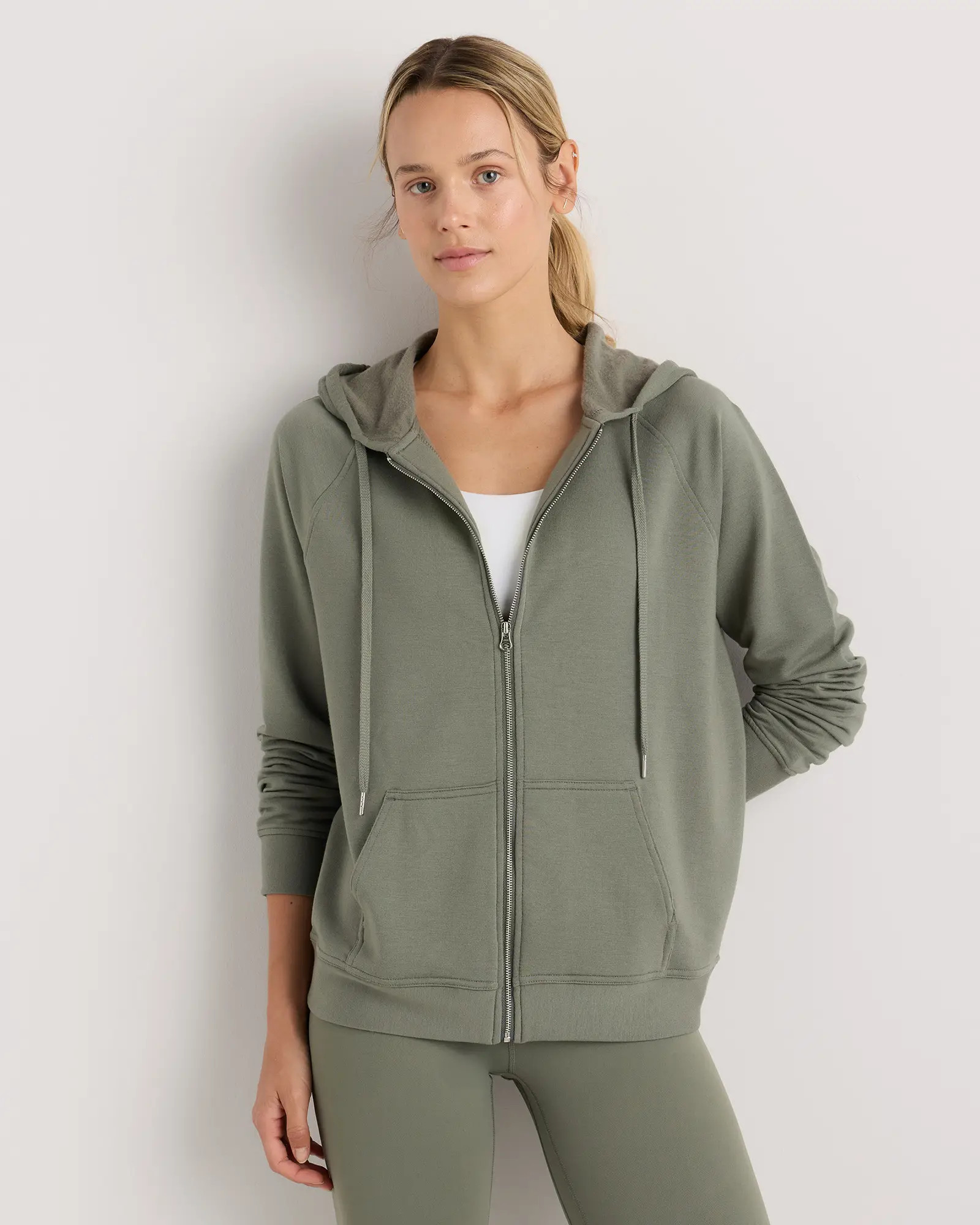 SuperSoft Fleece Zip Up Hoodie | Quince
