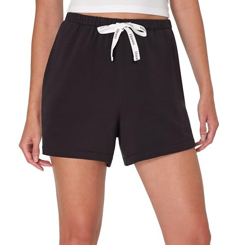 Hanes Women's Originals French Terry Lounge Shorts, Comfywear Loungewear, Sleep Shorts for Women, 4 | Amazon (US)
