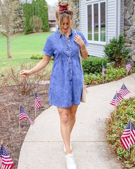 Just noticed that this dress is on deal! It’s a great throw on and go option and I think it makes a cute Memorial Day outfit out Fourth of July outfit!
I’m in a size small in the “reef blue” color option.

Amazon dress | summer dress | denim dress | easy summer outfit


#LTKFindsUnder50 #LTKStyleTip #LTKSaleAlert