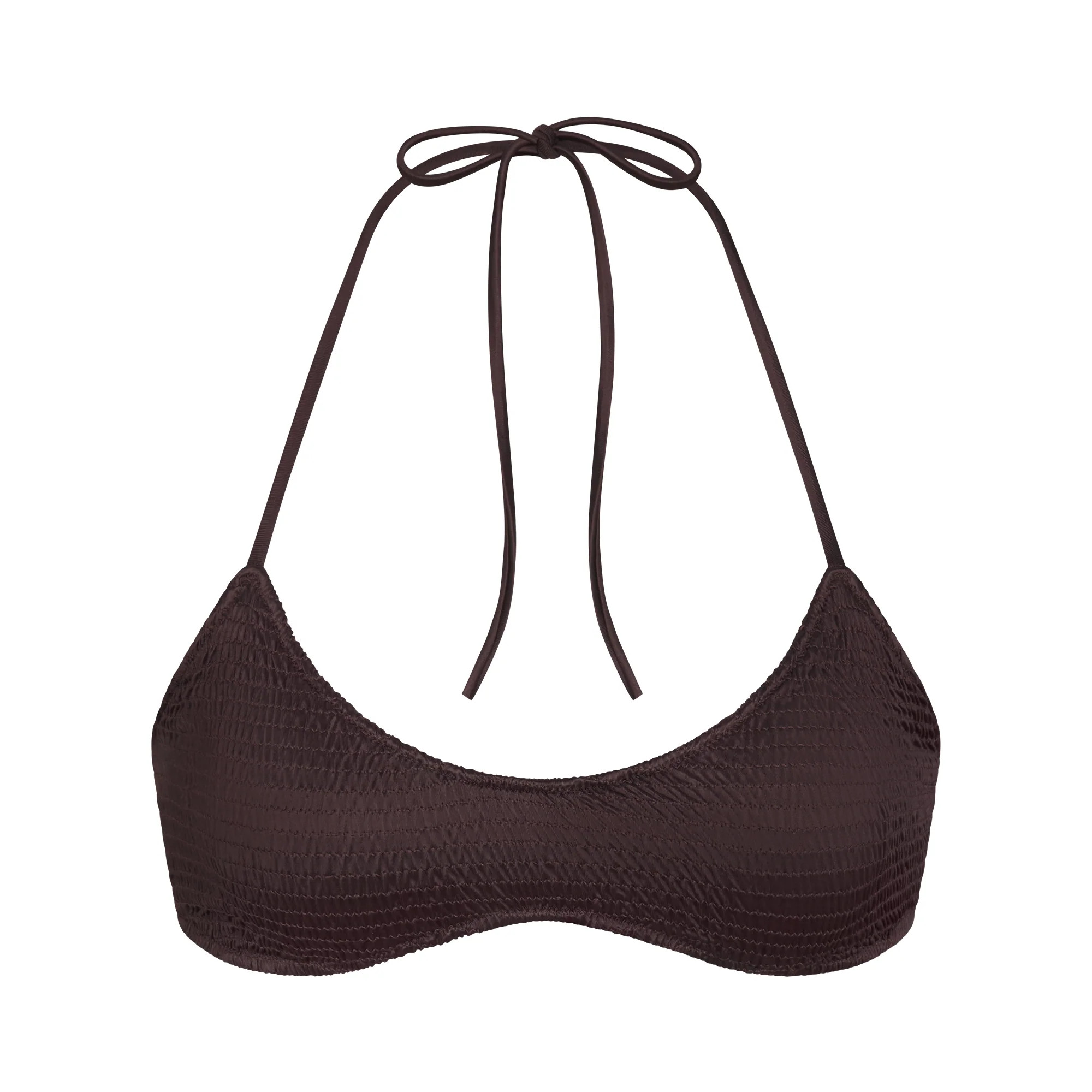 SMOCKED SCOOP BIKINI TOP | SKIMS (US)