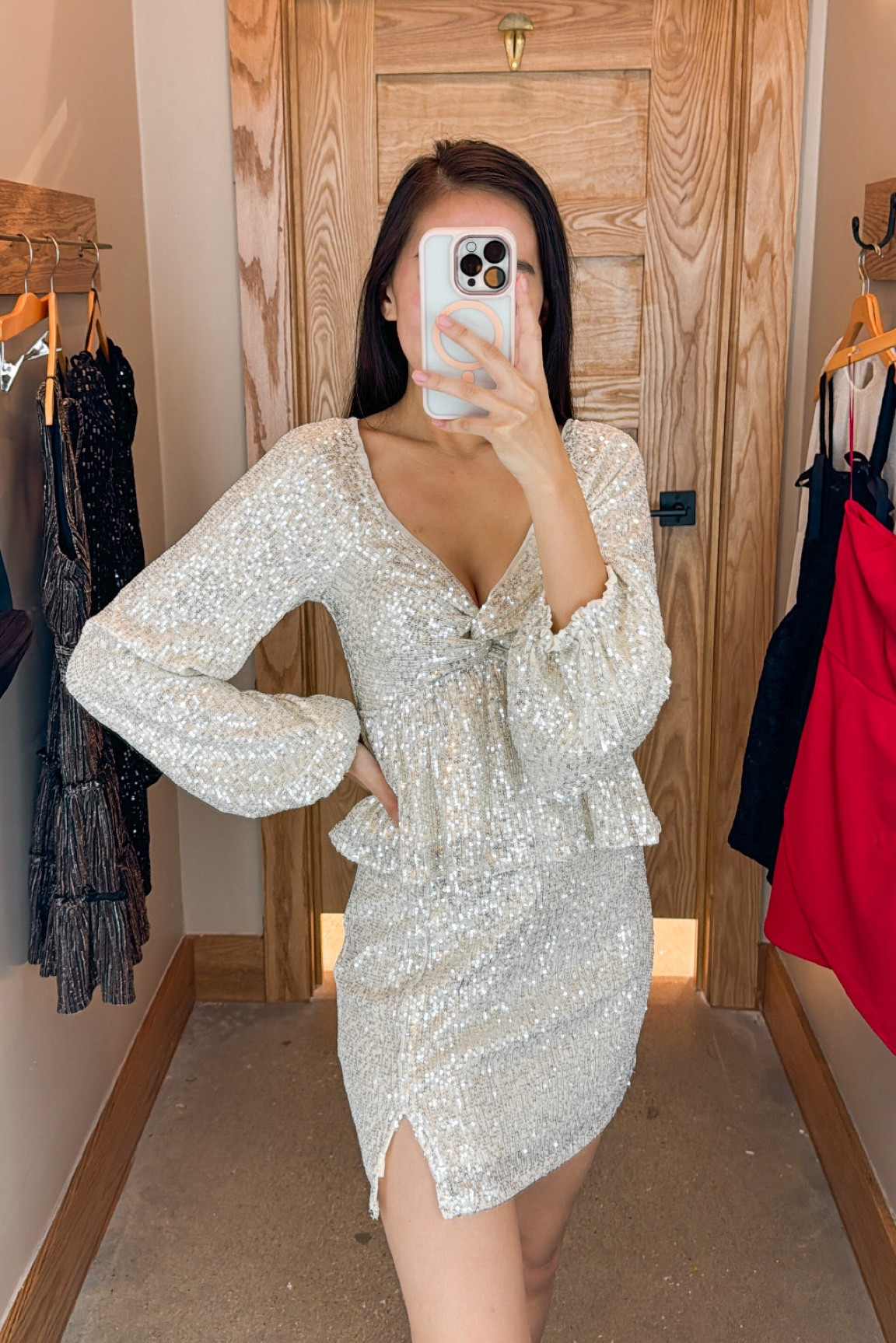 Top (XS), skirt (XS), holiday dress, holiday party outfit, holiday look, holiday outfit, Christmas outfit, holiday style, black dress, white dress, holiday party dress, sequin top, sequin skirt 


#LTKSeasonal #LTKparties #LTKHoliday