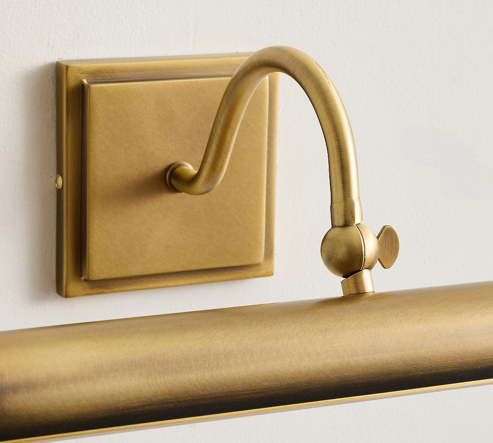 Palmer Metal Picture Light Sconce (15"-24") | Pottery Barn (US)