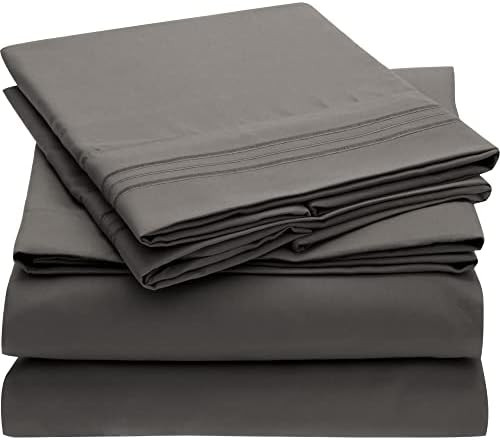 Mellanni Queen Sheet Set - Hotel Luxury 1800 Bedding Sheets & Pillowcases - Extra Soft Cooling Be... | Amazon (US)