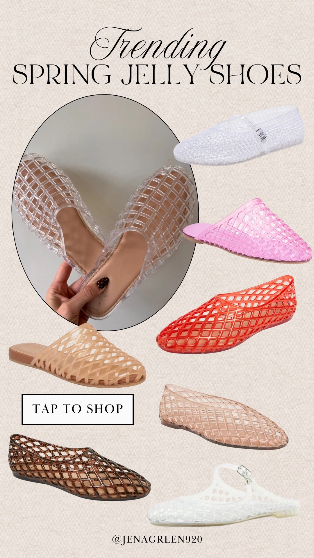 Spring Jelly Shoes | Jelly Flats | Jelly Mules | Spring Shoestrends 

#LTKspring #LTKspringtrends #LTKSeasonal