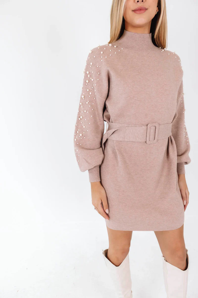 I Meant It Dress - Mocha | The Impeccable Pig