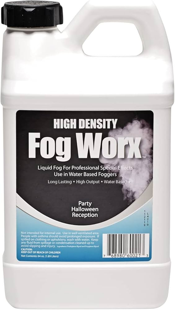 FogWorx Extreme High Density Fog Juice - Long Lasting, High Output, Water Based Fog Machine Fluid... | Amazon (US)