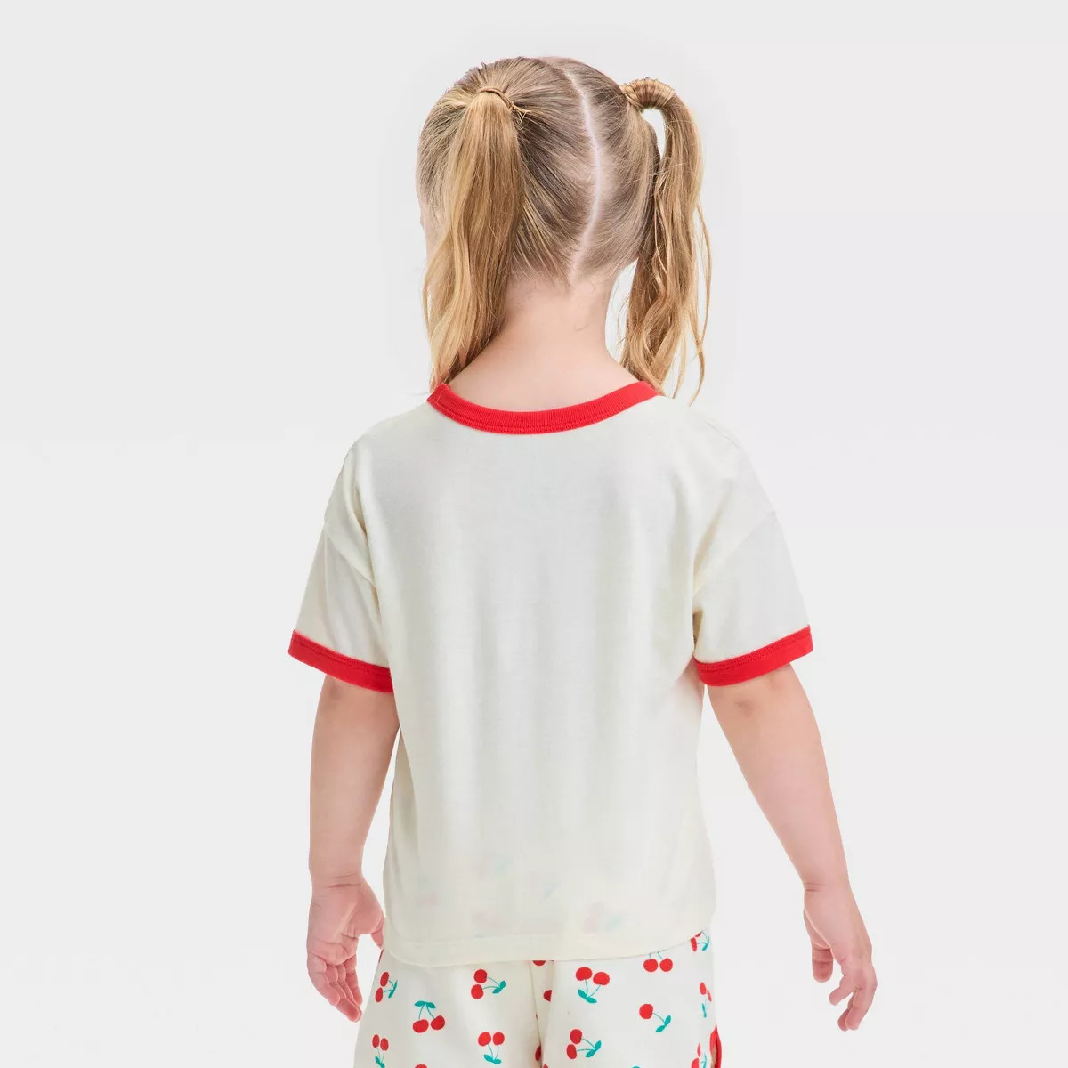 Grayson Mini Toddler Girls' 2pk Cherry Shirt - Dark Red | Target