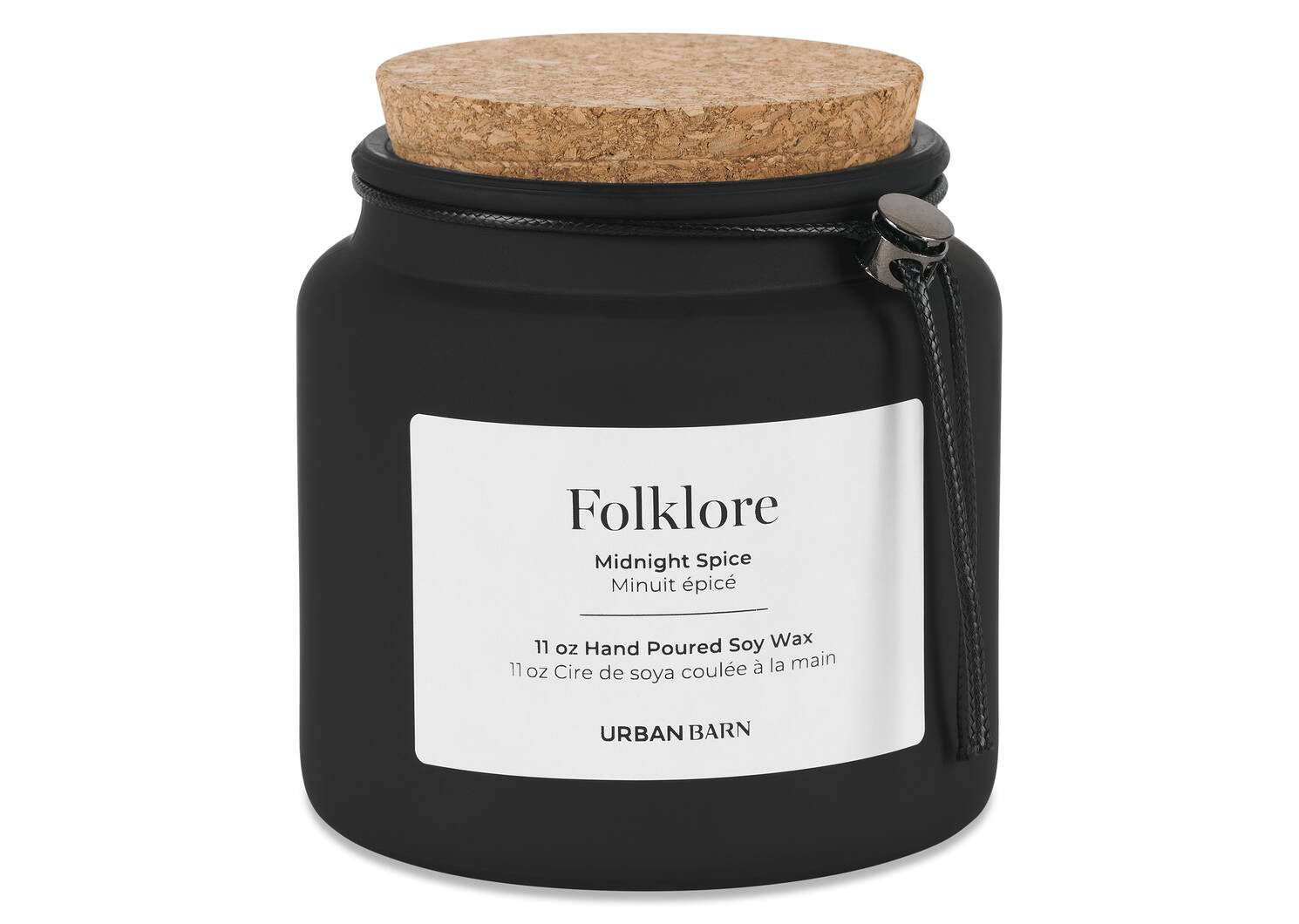 Folklore Candle Black | Urban Barn