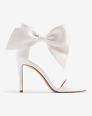 Bridal Bow Heeled Sandals | Express