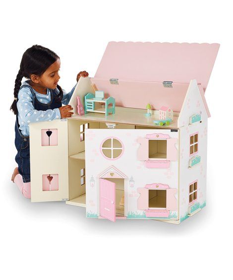 Maxim Pink Doll House & Furniture Set | Best Price and Reviews | Zulily | Zulily