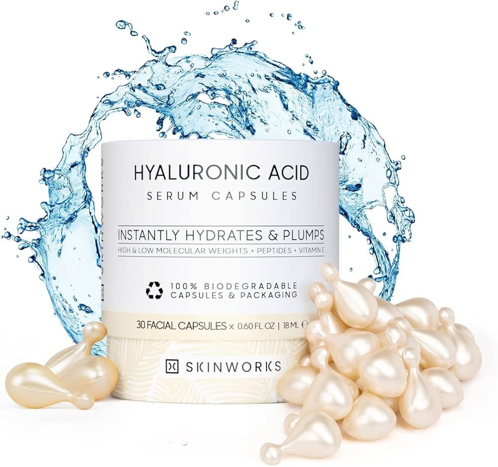 Hyaluronic Acid Serum for Face, Anti Aging Serum for Fine Lines & Wrinkles, Hydrating Glow Serum,... | Amazon (US)