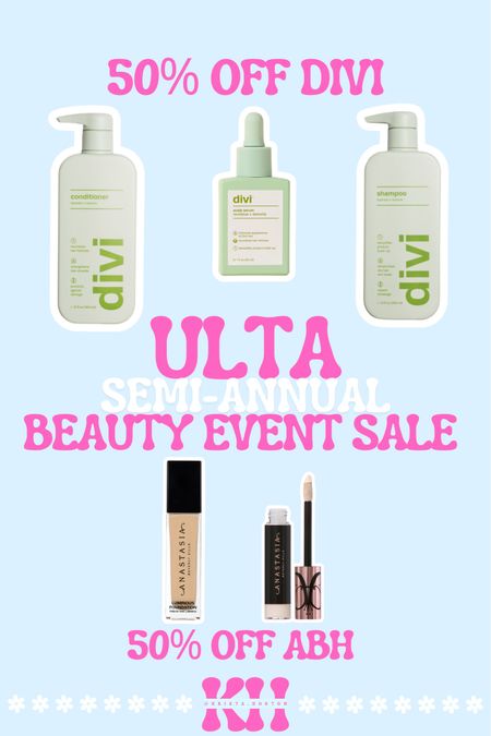 50% off divi for the Ulta sale!!! Don’t miss out on this!!! 

Ulta sale, beauty sale, hair growth, hair care, abh, Anastasia Beverly Hills sale, half off

#LTKstyletip #LTKbeauty #LTKsalealert