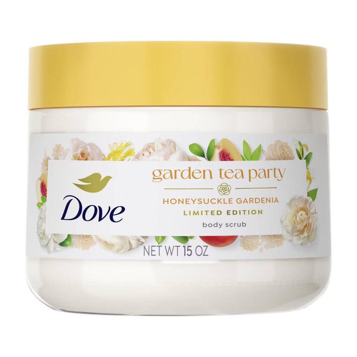 Dove Beauty Garden Tea Party Body Scrub - Honeysuckle Gardenia - Limited Edition - 15oz | Target