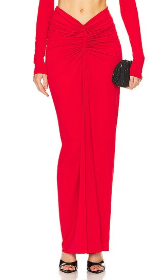 Chase Skirt in Scarlet | Revolve Clothing (Global)