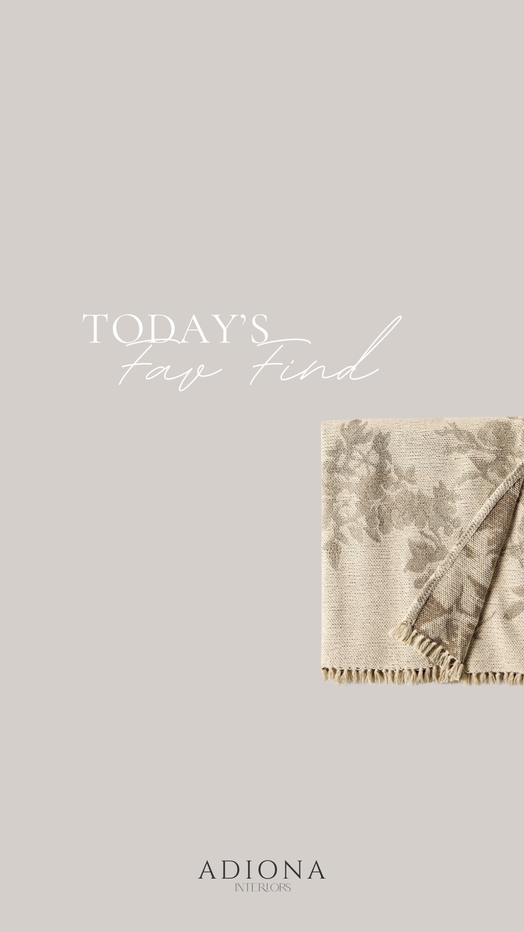 Today’s fav find  

Target home, throw, home decor, budget home decor 

#LTKHome #LTKSeasonal