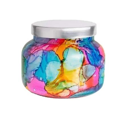 Curio Capri Blue 19 oz Rainbow Watercolor Collection Jar Candle-Volcano | Walmart (US)