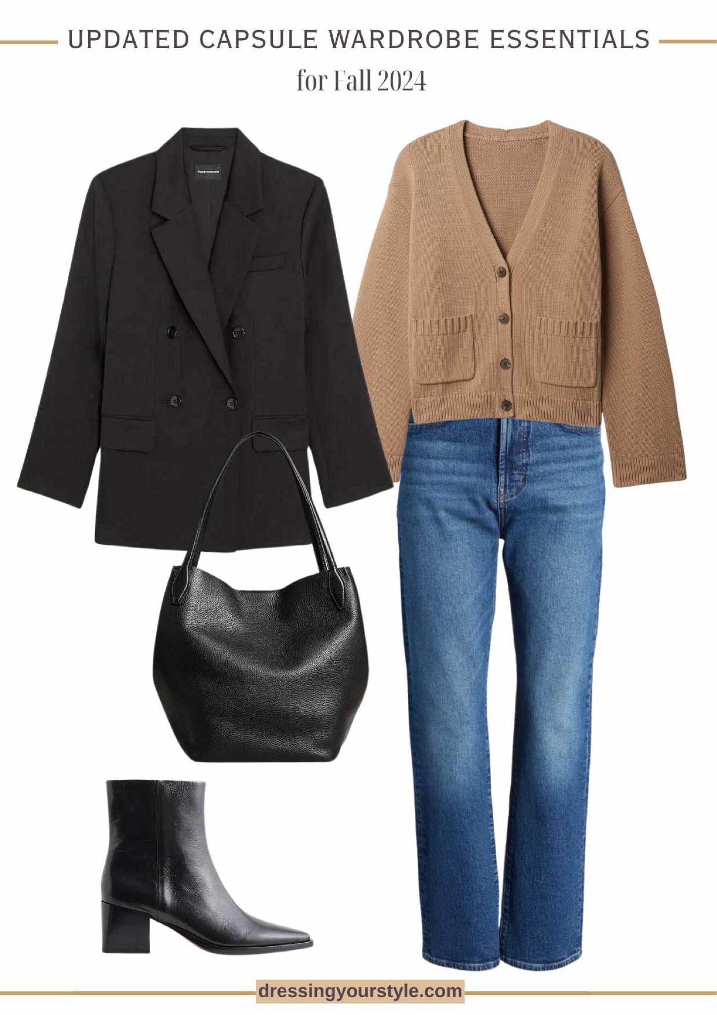 Capsule wardrobe essentials outfit for fall 

#LTKSeasonal #LTKOver40