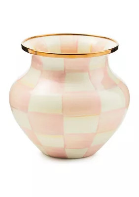 MacKenzie-Childs Rosy Check Vase | Belk