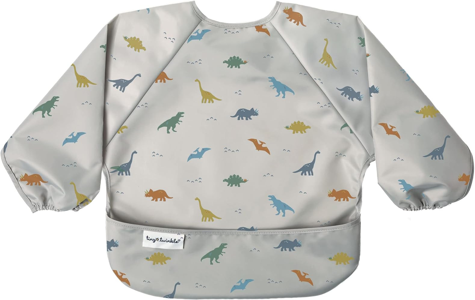 Tiny Twinkle Mess Proof Full Sleeve Bib, Baby and Toddler Waterproof Bibs, Machine Washable, Long... | Amazon (US)