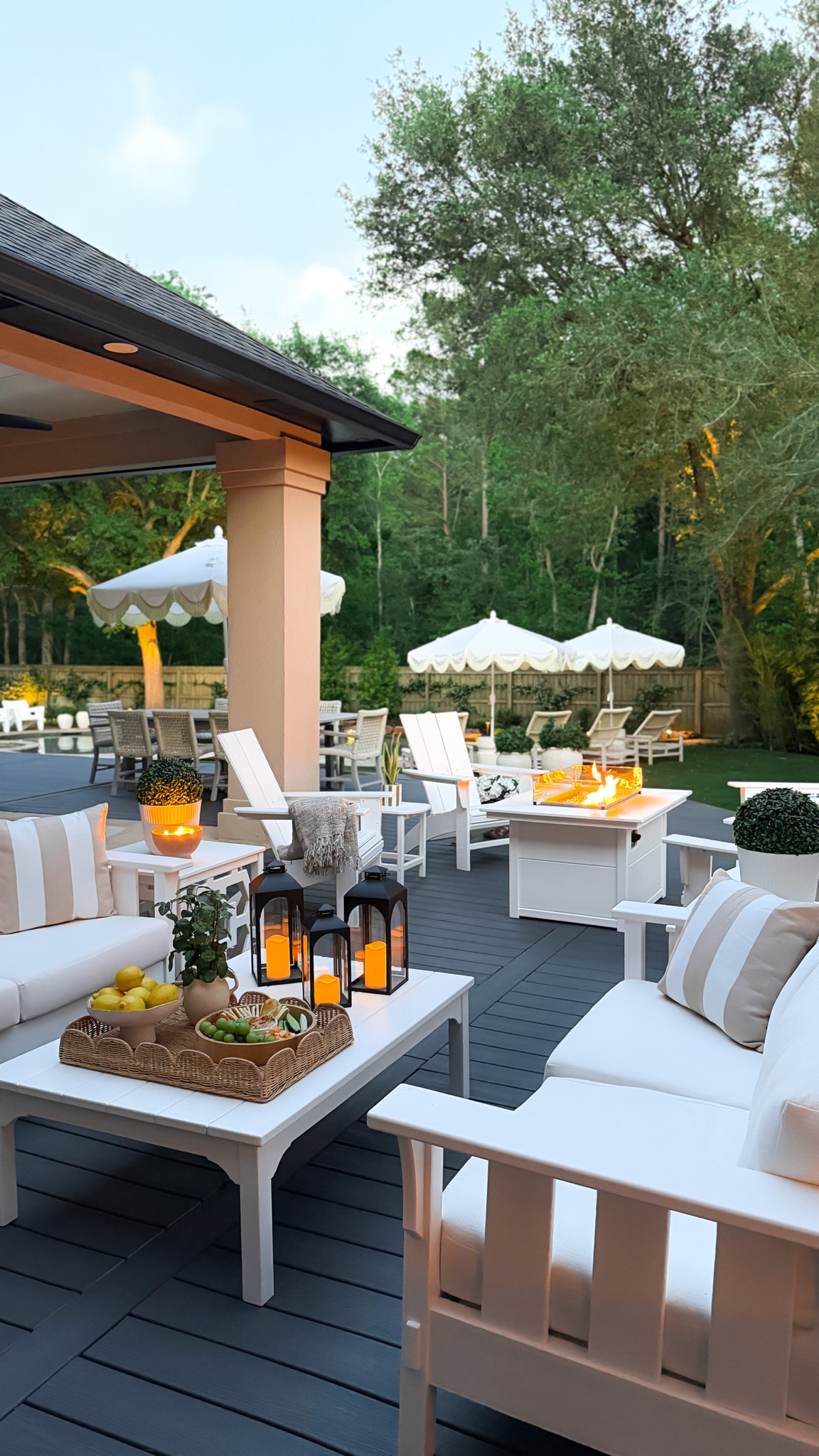 Nights on the patio - my fav time of year! 
