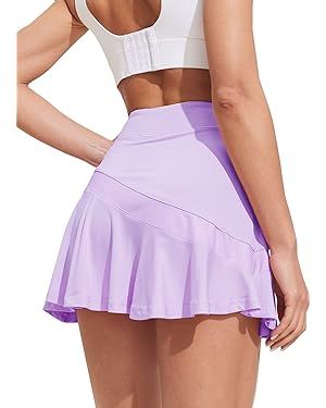 Ekouaer Tennis Skirts for Women Pleated Athletic Golf Skorts Skirt with Shorts Pockets Lightweigh... | Amazon (US)