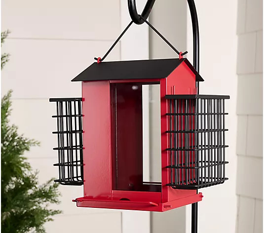Make Your Selection: Garden Reflections Hanging Bird Feeder | QVC