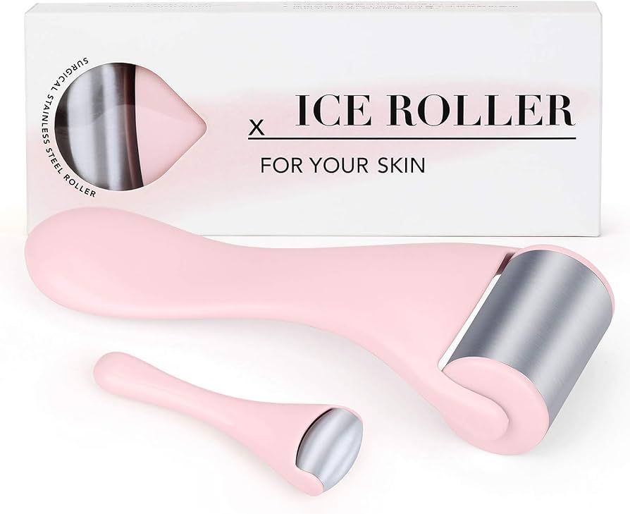 Ice Roller for Face and Eye 2 Pcs,Face Roller Skin Care for Puffiness,Migraine,Pain Relief,Eye Ro... | Amazon (US)