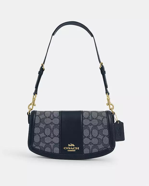 Andrea Shoulder Bag In Signature Jacquard | Coach Outlet US