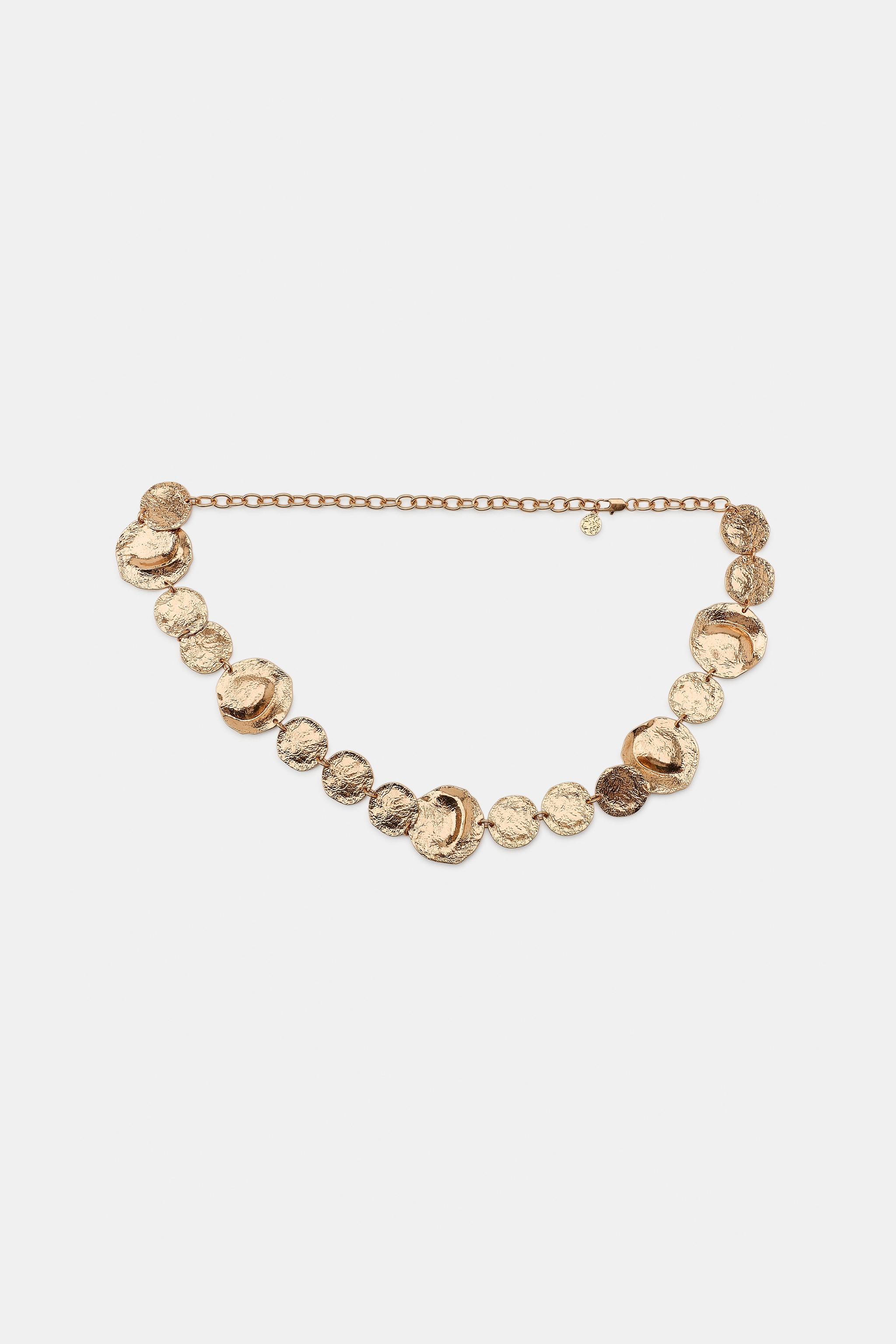METALLIC MEDALLION BELT | Zara US