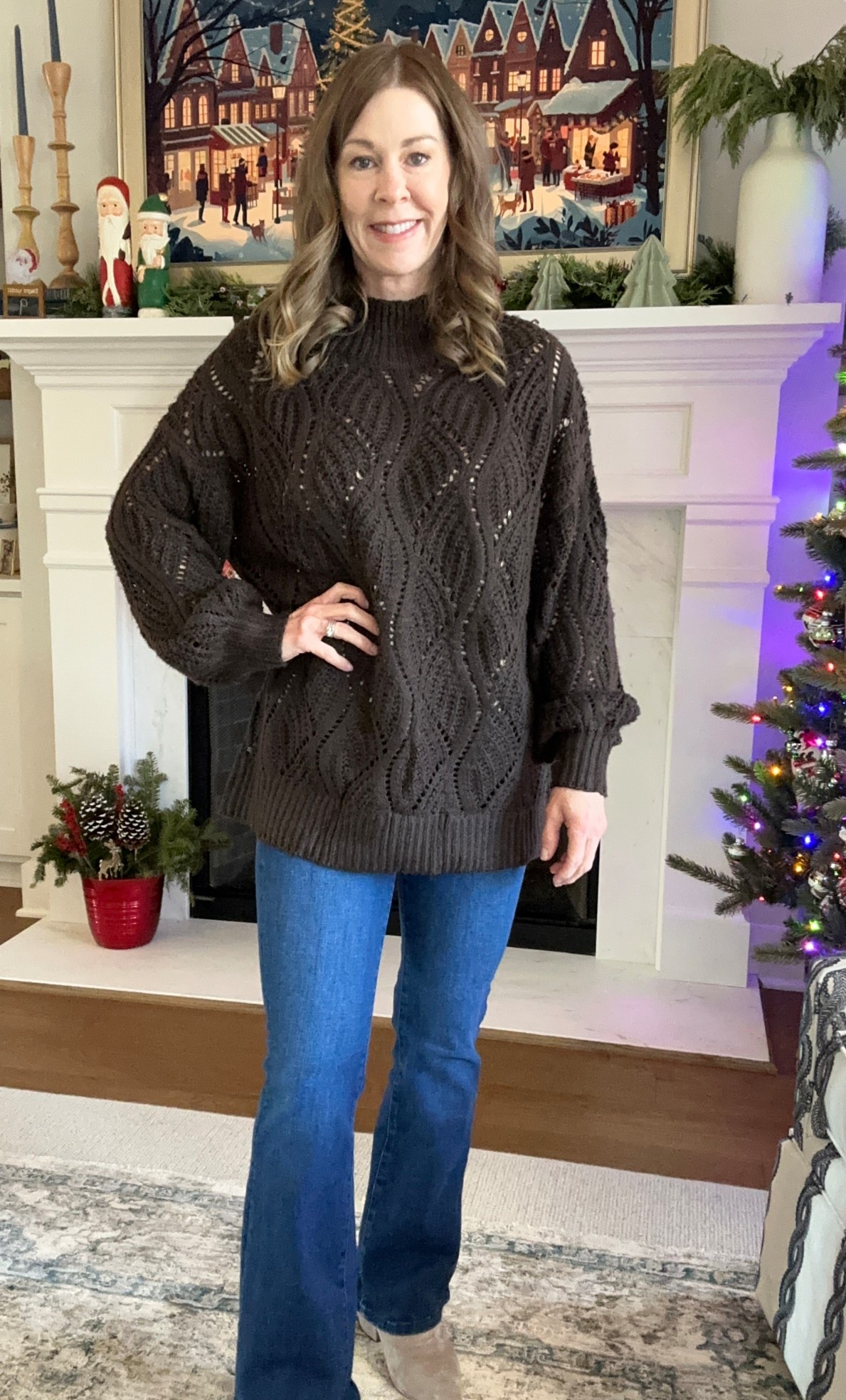 Amazon Sweater size small
Jeans TTS
#amazonsweater #amazonfashion

#LTKPetite #LTKootd #LTKSaleAlert