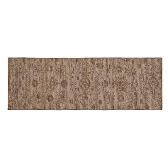 Better Home & Gardens Arty Medallion Runner, 2' x 6', Brown | Walmart (US)