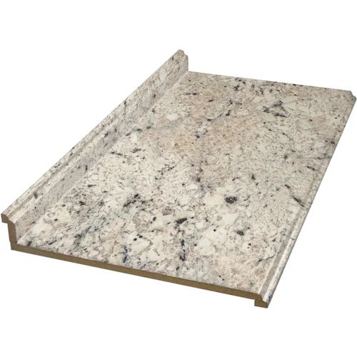 VT Dimensions Formica 10-ft Ouro Romano- Etchings Straight Laminate Kitchen Countertop Lowes.com | Lowe's