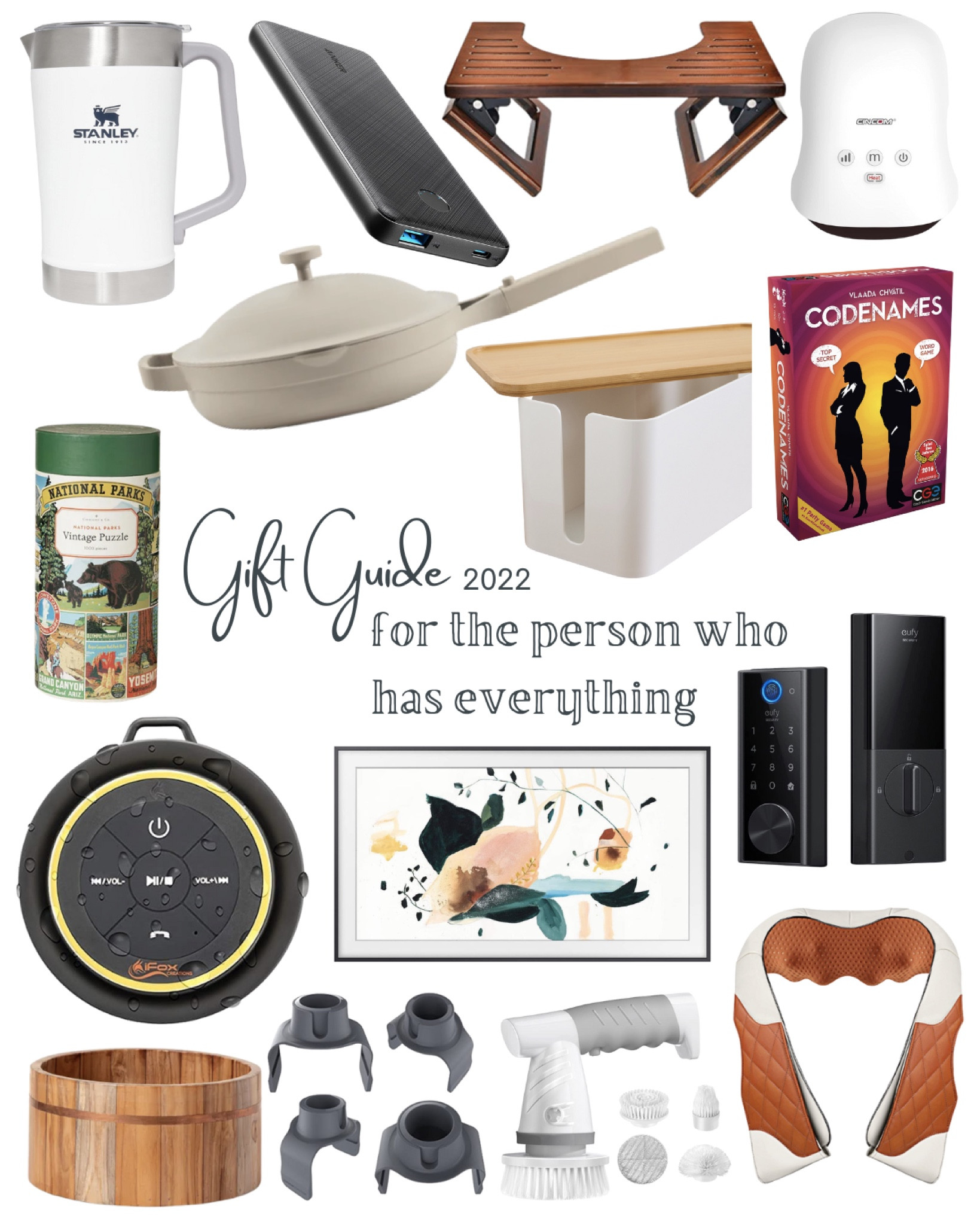 For the person who has everything, frame TV, always pan, neck massager, Stanley, hand massager. #giftideas

#LTKHoliday #LTKSeasonal #LTKGiftGuide