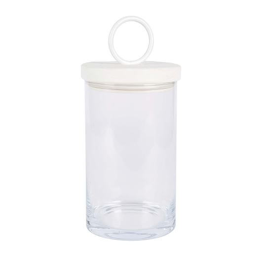 Bianca Iron & Wood Top Canisters | West Elm (US)