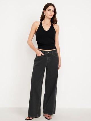 Mid-Rise Wow Baggy Wide-Leg Jeans | Old Navy (CA)