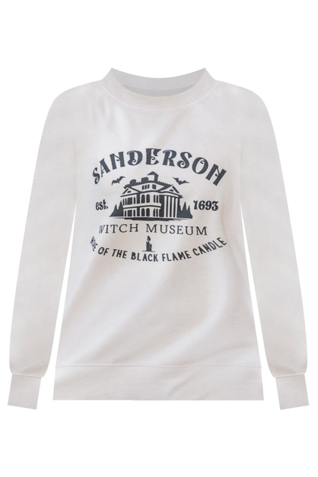Sanderson Museum Light Tan Graphic Sweatshirt | Pink Lily